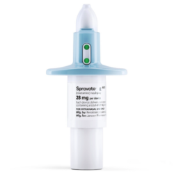 Spravato® is the brand name for esketamine nasal spray, a prescription medication the FDA approved in 2019 to treat adults with specific forms of depression.