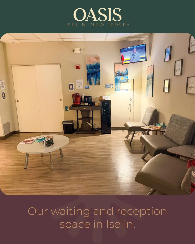 Our waiting and reception space in Iselin