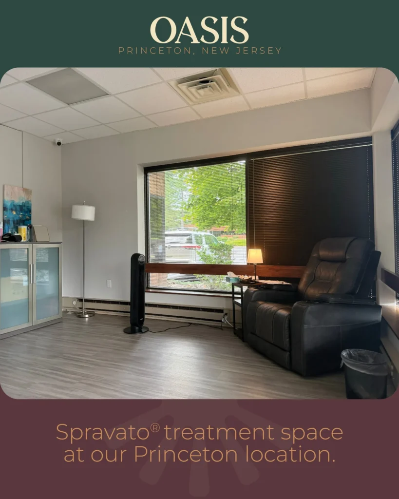 Spravato&reg; treatment space at our Princeton location